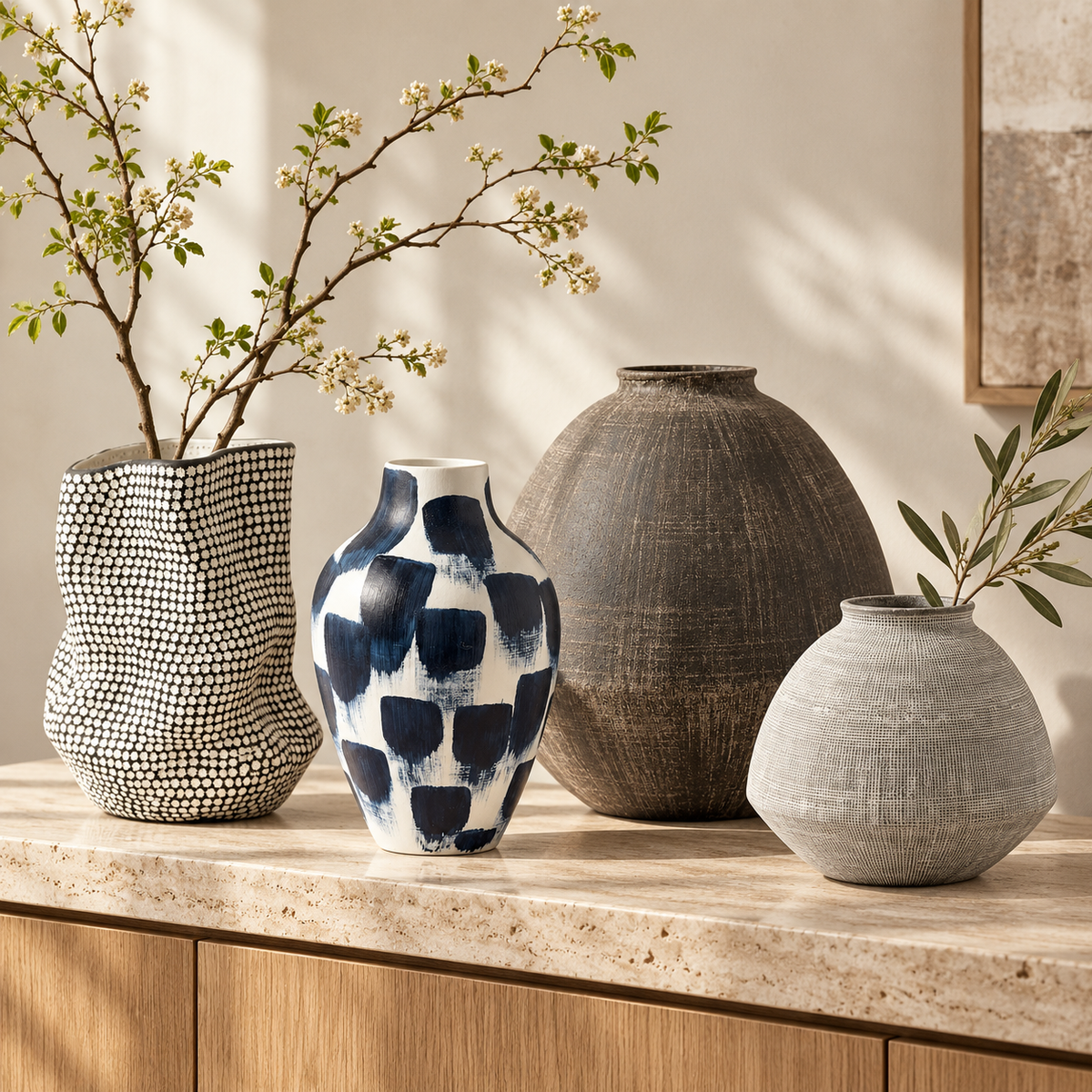 Ceramic Vases lifestyle collection cover featuring Luhpar products