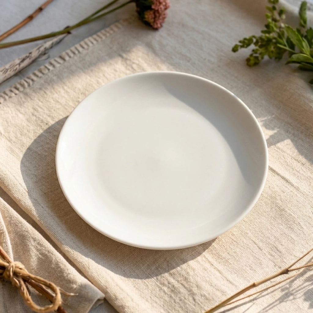 A12353 – طبق أبيض بحافة من Horeca مقاس 12 بوصة