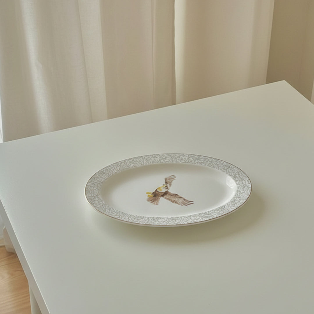 D25059 Oval Plate 12