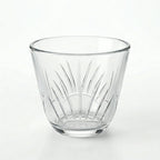 1470B45TK Glassware Set 18 Pieces Tea Cups & Bowls with Wooden Saucers