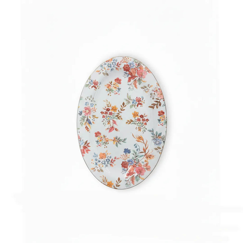 D24127D Oval Plate 14"