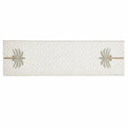 TR RUN 009B -Quilted Palm Tree Embroidered Table Runner – 177 × 33 cm