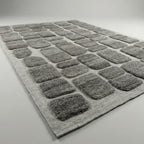 PHRG0046 سجادة بيترا النيوزيلندية المصنوعة يدويًا من الصوف - رمادي عضوي | 180×230 سم