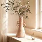 20083-LR Decorative Flower Vase Ceramic Modern Sculptural Vase 32 cm