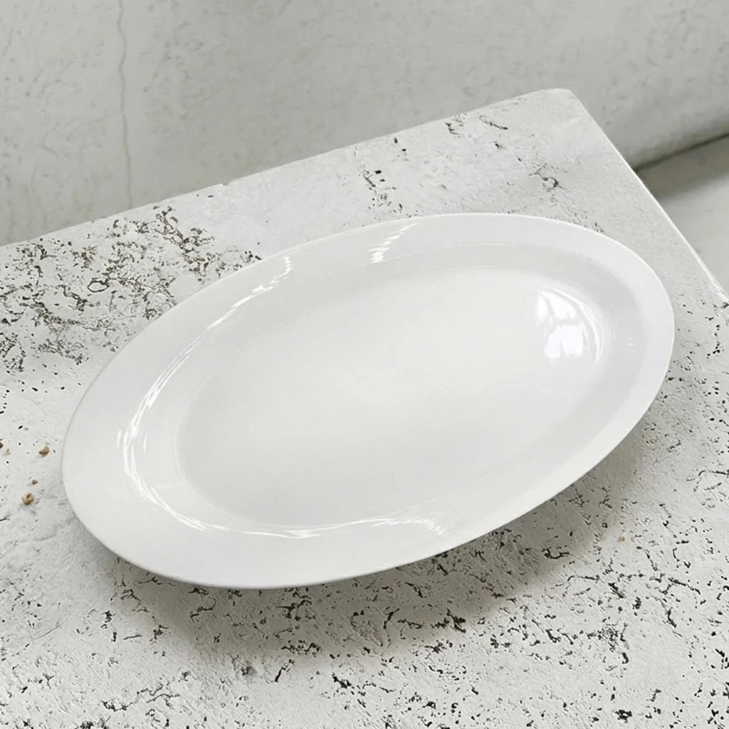 A13097 – طبق سمك عميق مع بطانة بيضاء 21.25 بوصة