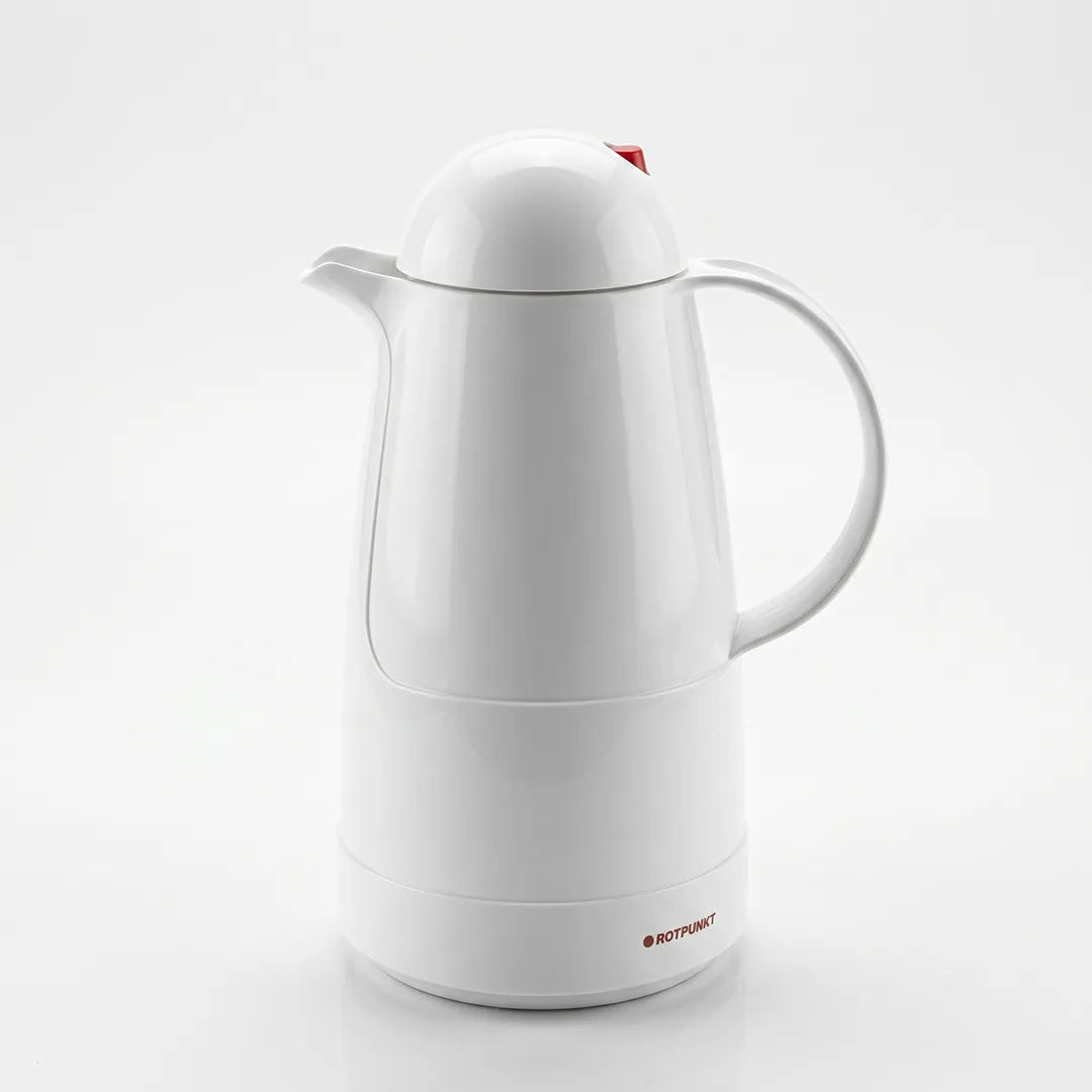 215 Rotpunkt German Shiny White Thermal Flask 1.5L