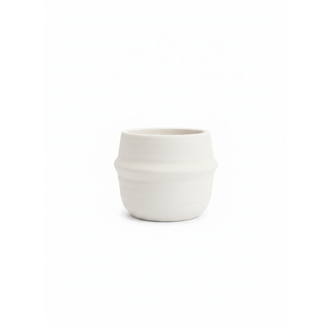 21135-WH Flower Pot White 12x21.5cm
