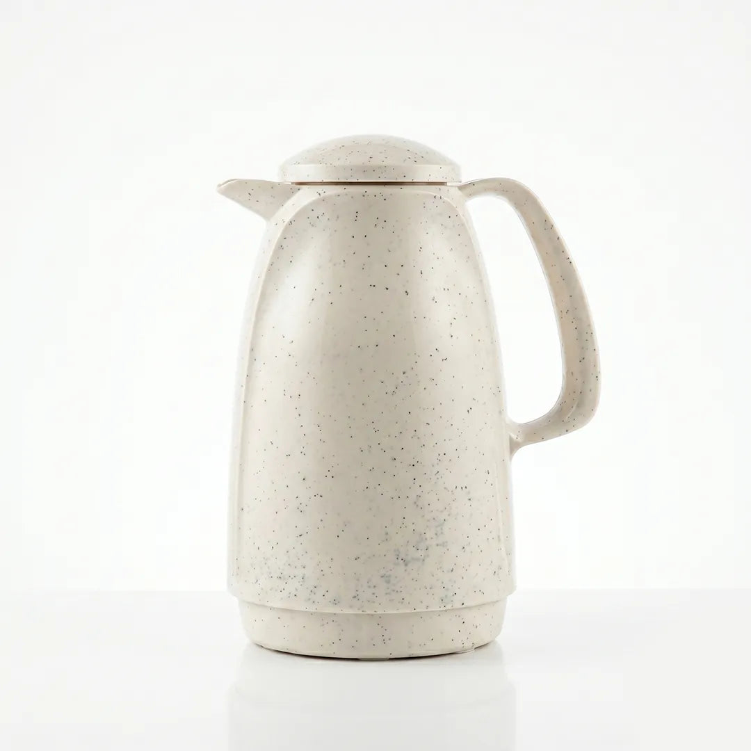 220 Rotpunkt German Thermal Flask Speckled Cream Design 1L