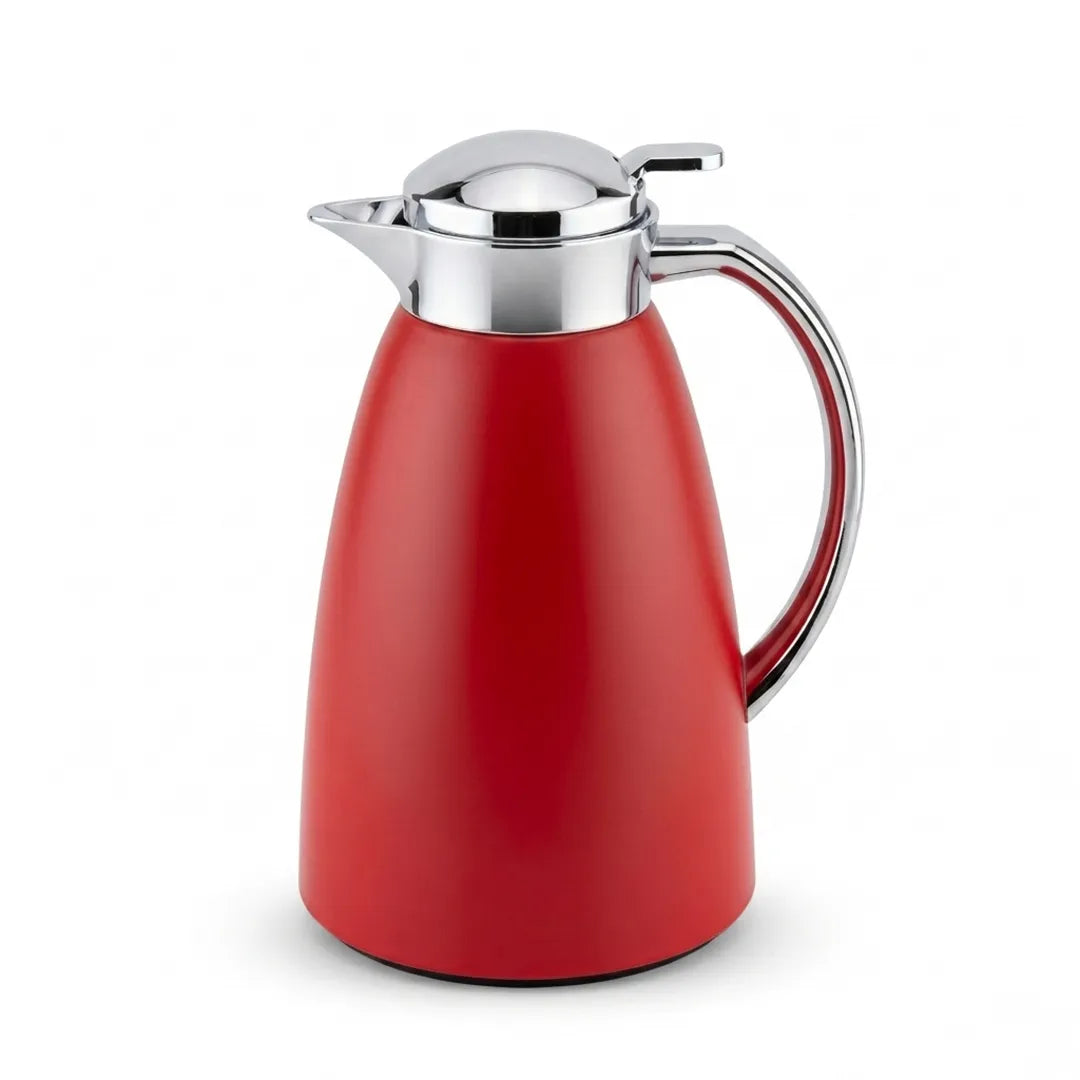 2258888 EMSA Campo Red Vacuum Jug Thermal Flask 1L