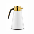 2259126 EMSA Cone Thermal Flask 1.5L White & Gold Finish
