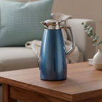 2259589 EMSA Plaza Blue Vacuum Jug Thermal Flask 1L
