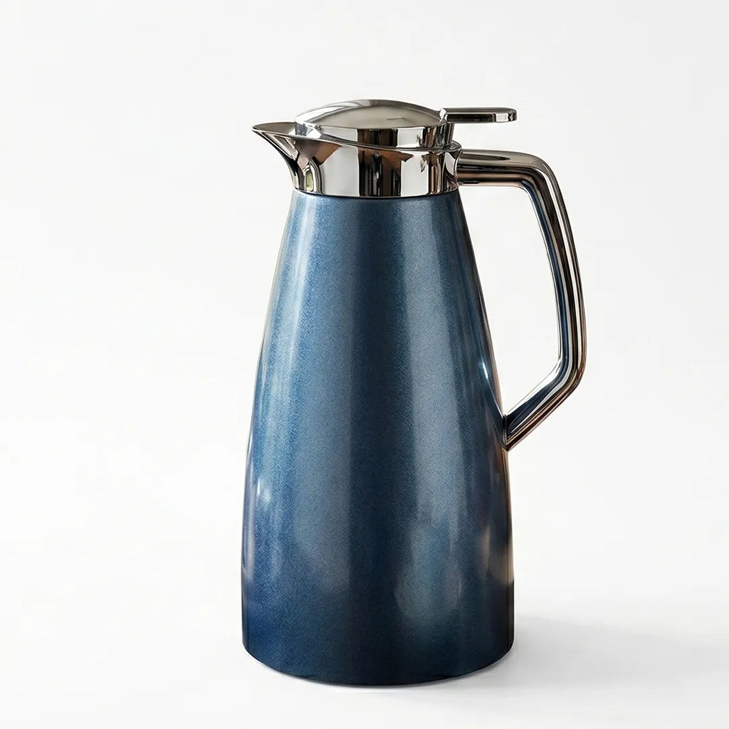 2259589 EMSA Plaza Blue Vacuum Jug Thermal Flask 1L