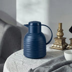 2259747 EMSA Navy Vacuum Jug Thermal Flask 1L