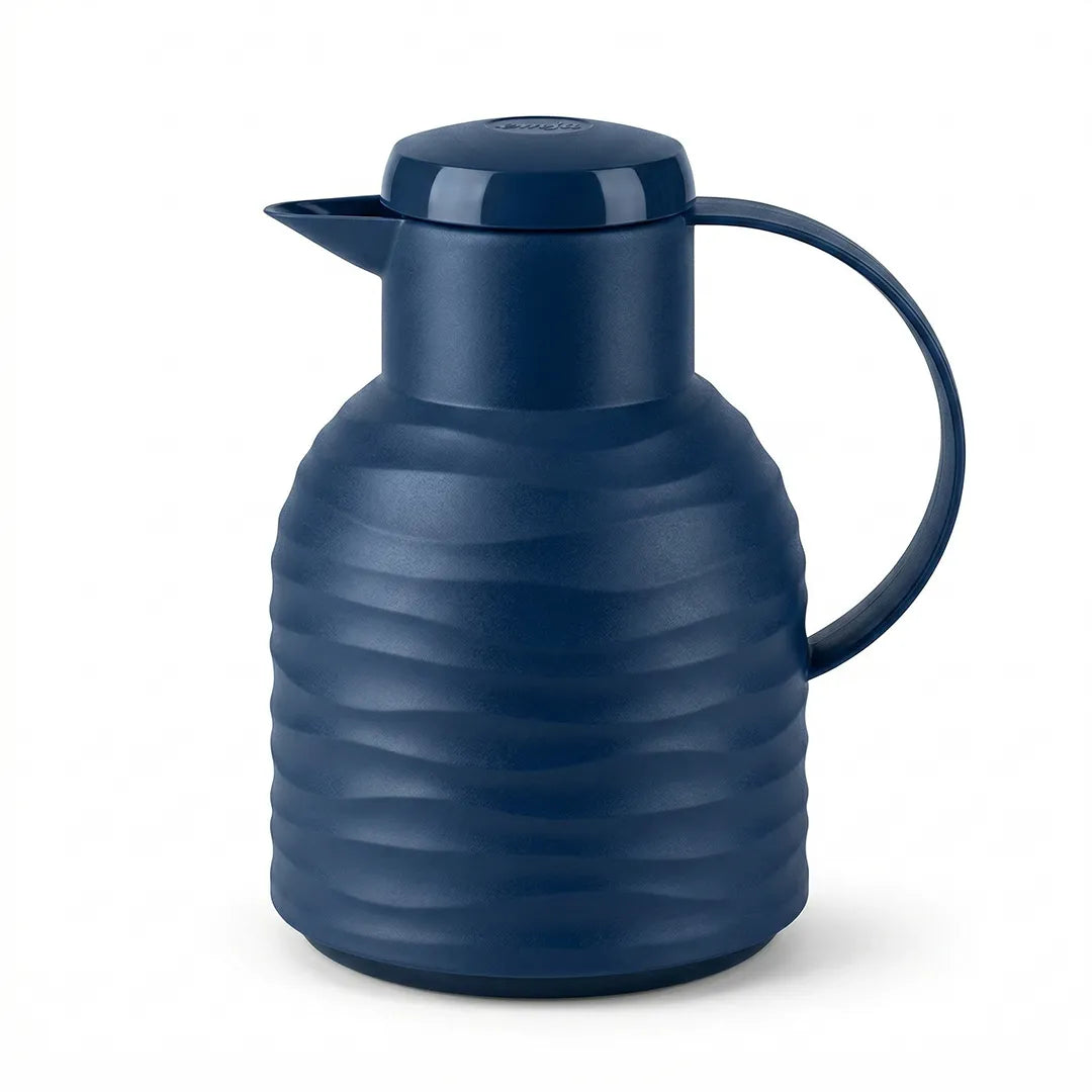 2259747 EMSA Navy Vacuum Jug Thermal Flask 1L