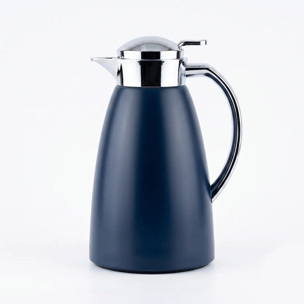 2259768 EMSA Campo Navy Vacuum Jug Thermal Flask 1L