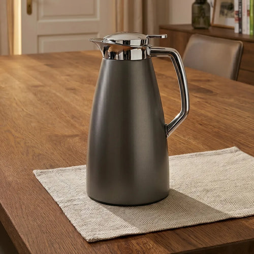 2259819 EMSA Grey Vacuum Jug Thermal Flask 1L