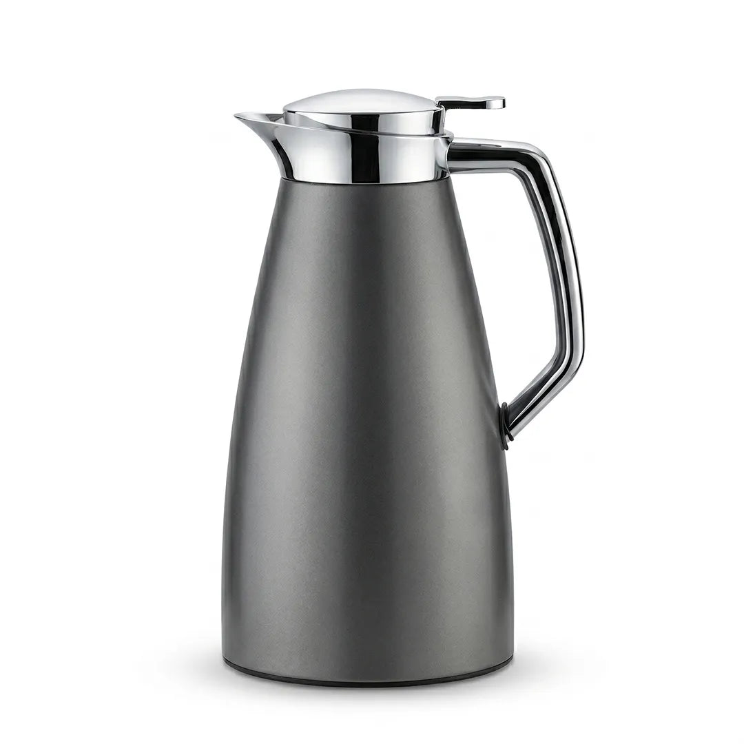 2259819 EMSA Grey Vacuum Jug Thermal Flask 1L