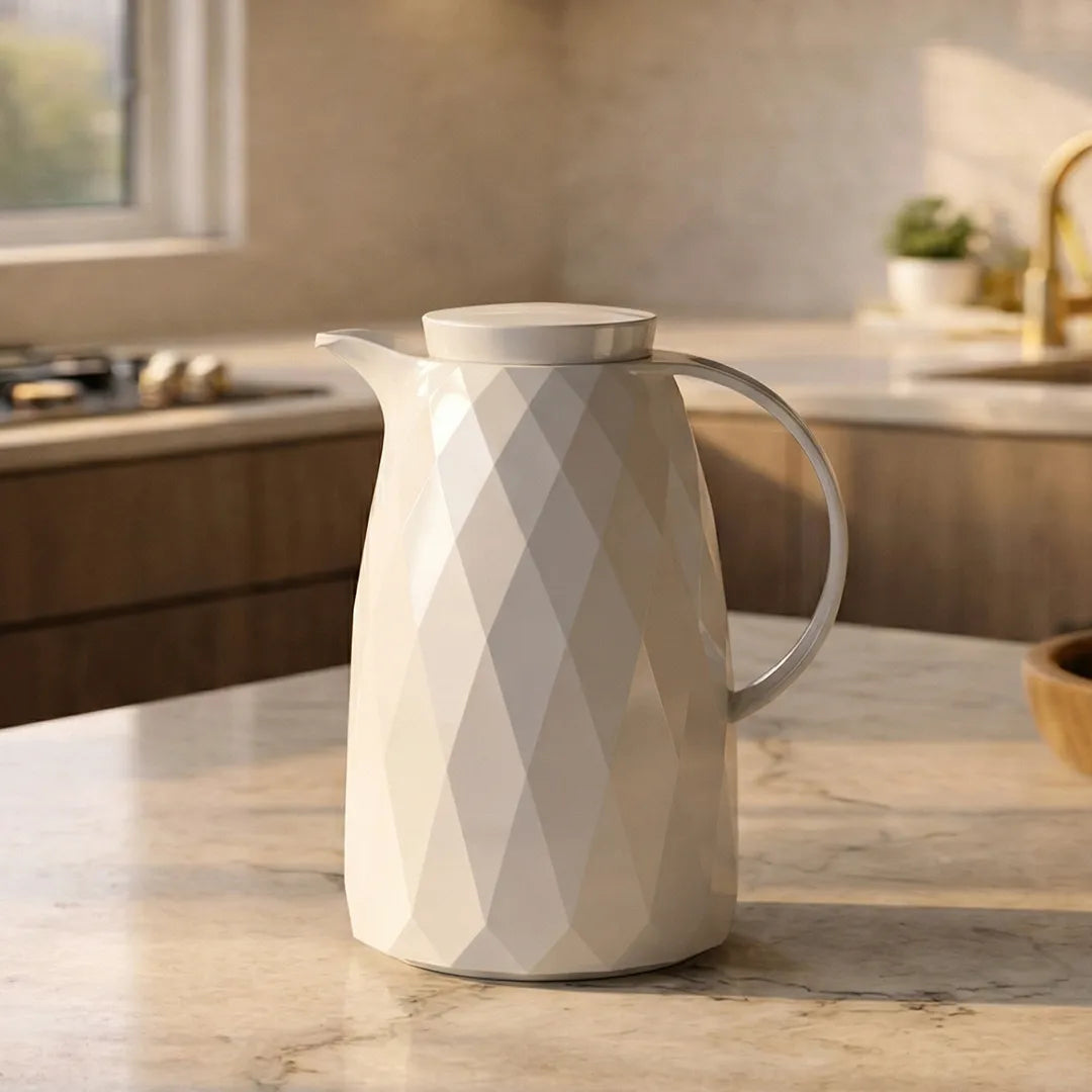 2259842 EMSA White Vacuum Jug Thermal Flask 1.5L
