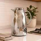 2259863 EMSA Silver Vacuum Jug Thermal Flask 1.5L