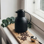 2260080 EMSA Black Vacuum Jug Thermal Flask 1L