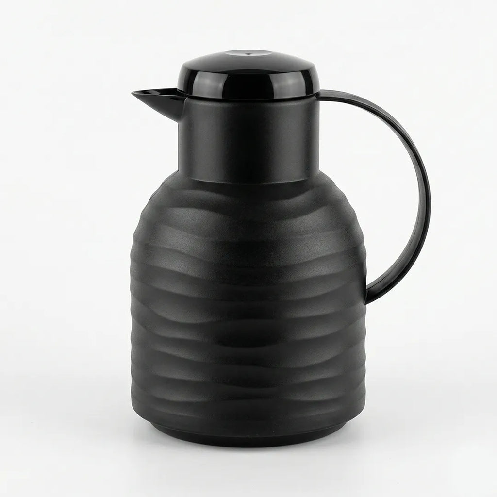 2260080 EMSA Black Vacuum Jug Thermal Flask 1L