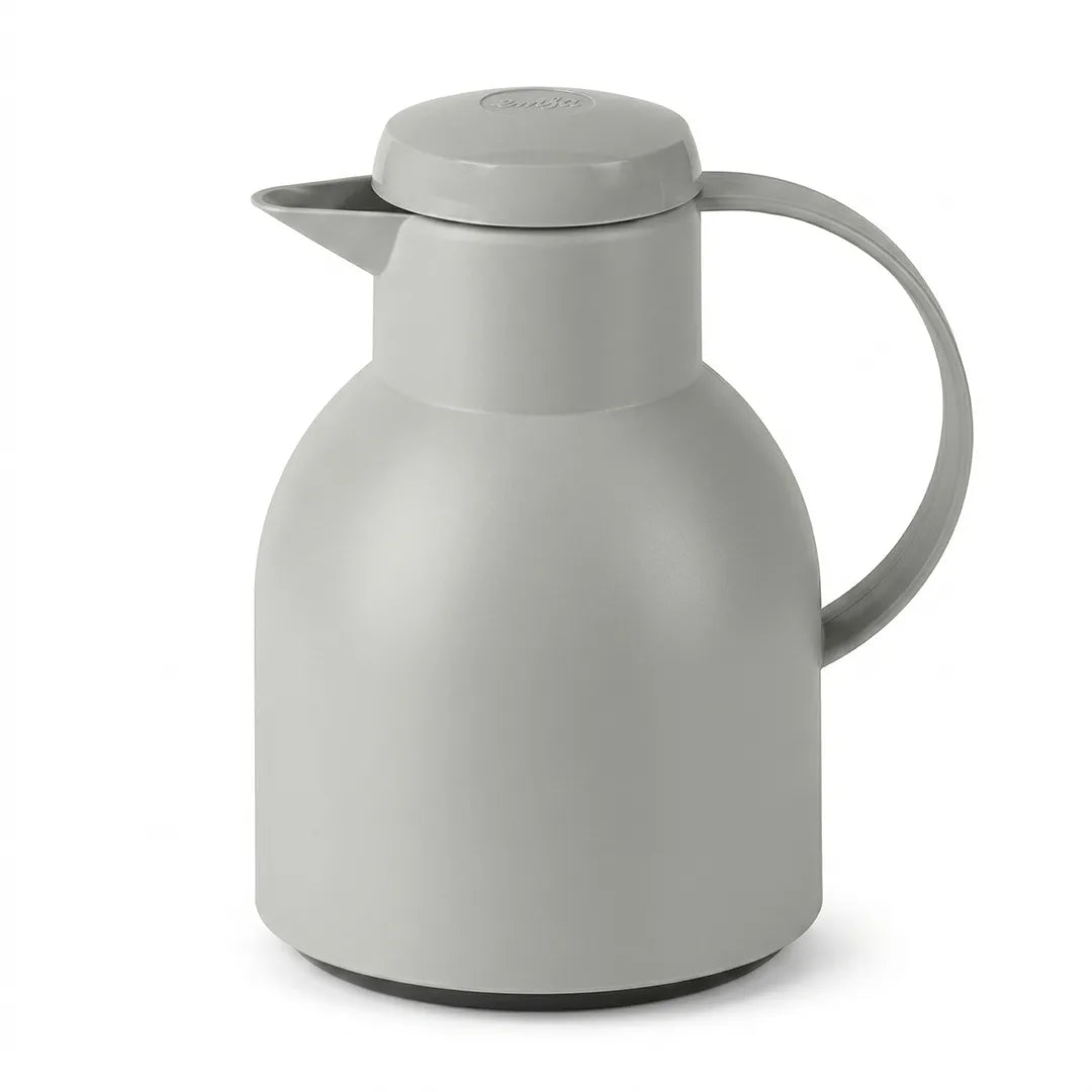 2260122 EMSA Grey Vacuum Jug Thermal Flask 1L