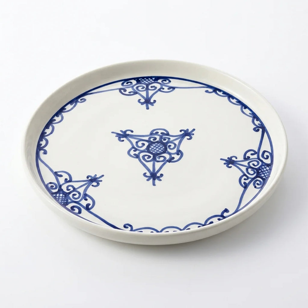 P-B 22 Safira Hand-Painted Ceramic Dinner Plate – 22 cm