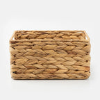 26330-15 Natural Rectangular Water Hyacinth Storage Basket – Small, Medium & Large