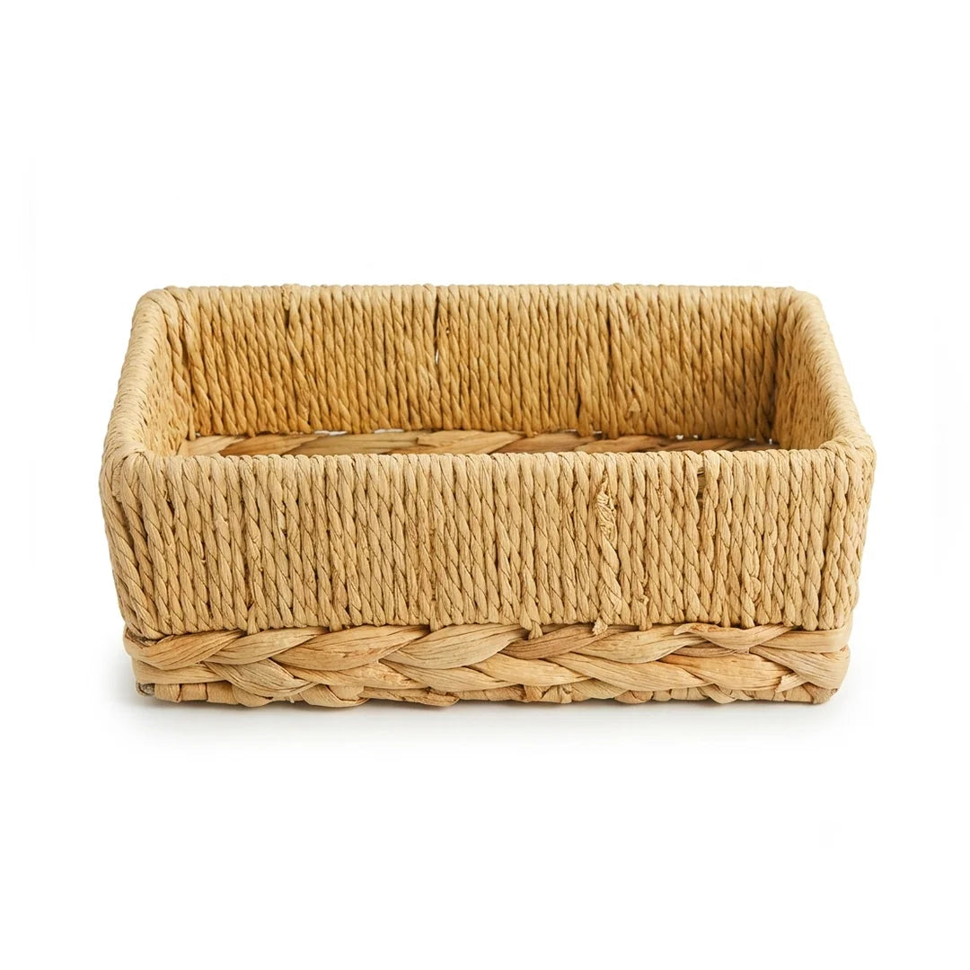 26330-17 Natural Water Hyacinth Storage Basket – Small & Large