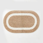 PHBM0018 Luhpar Reversible Cotton Tufted Door Mat Beige & White 50×80 cm