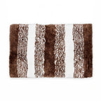 PHBM0032 Luhpar Micro Tufted Door Mat Brown & White 50×80 cm