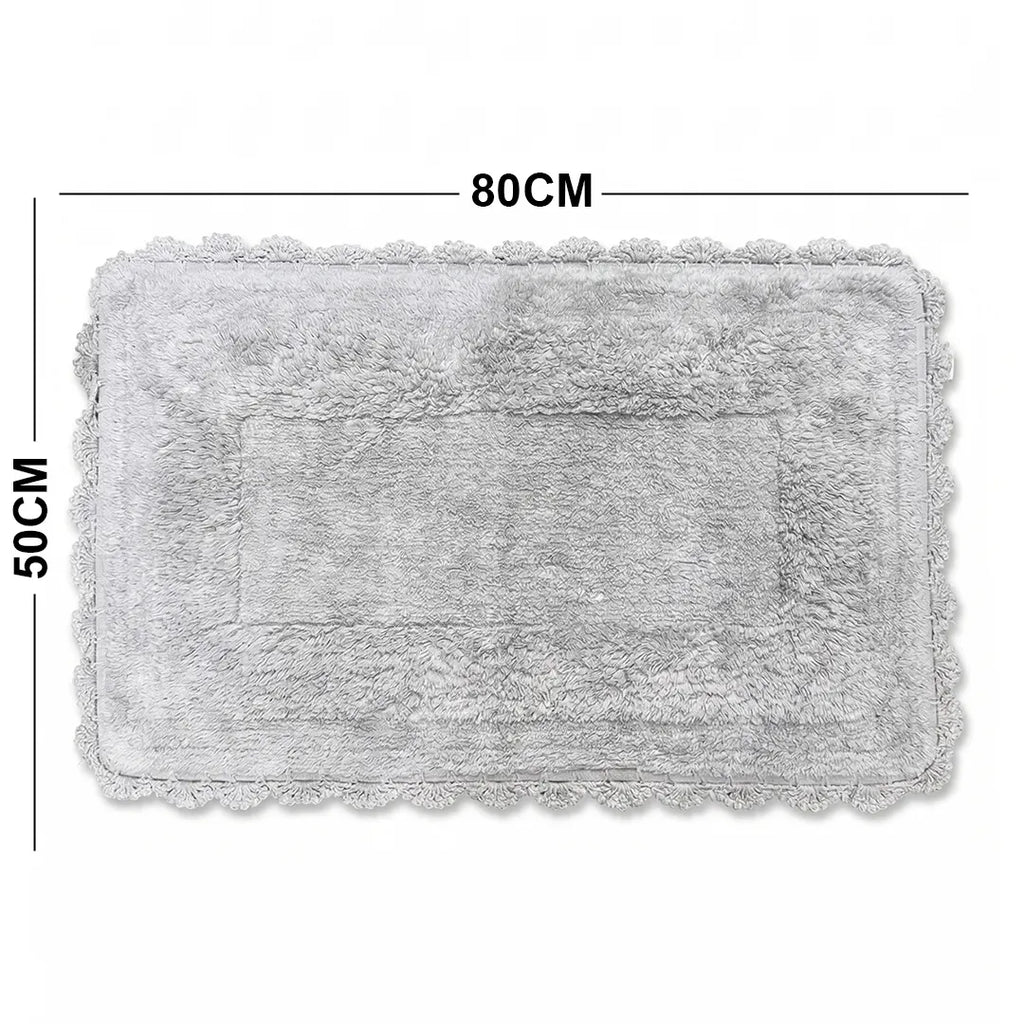 PHBM0035 Luhpar Soft Reversible Door Mat Grey 50 × 80 cm