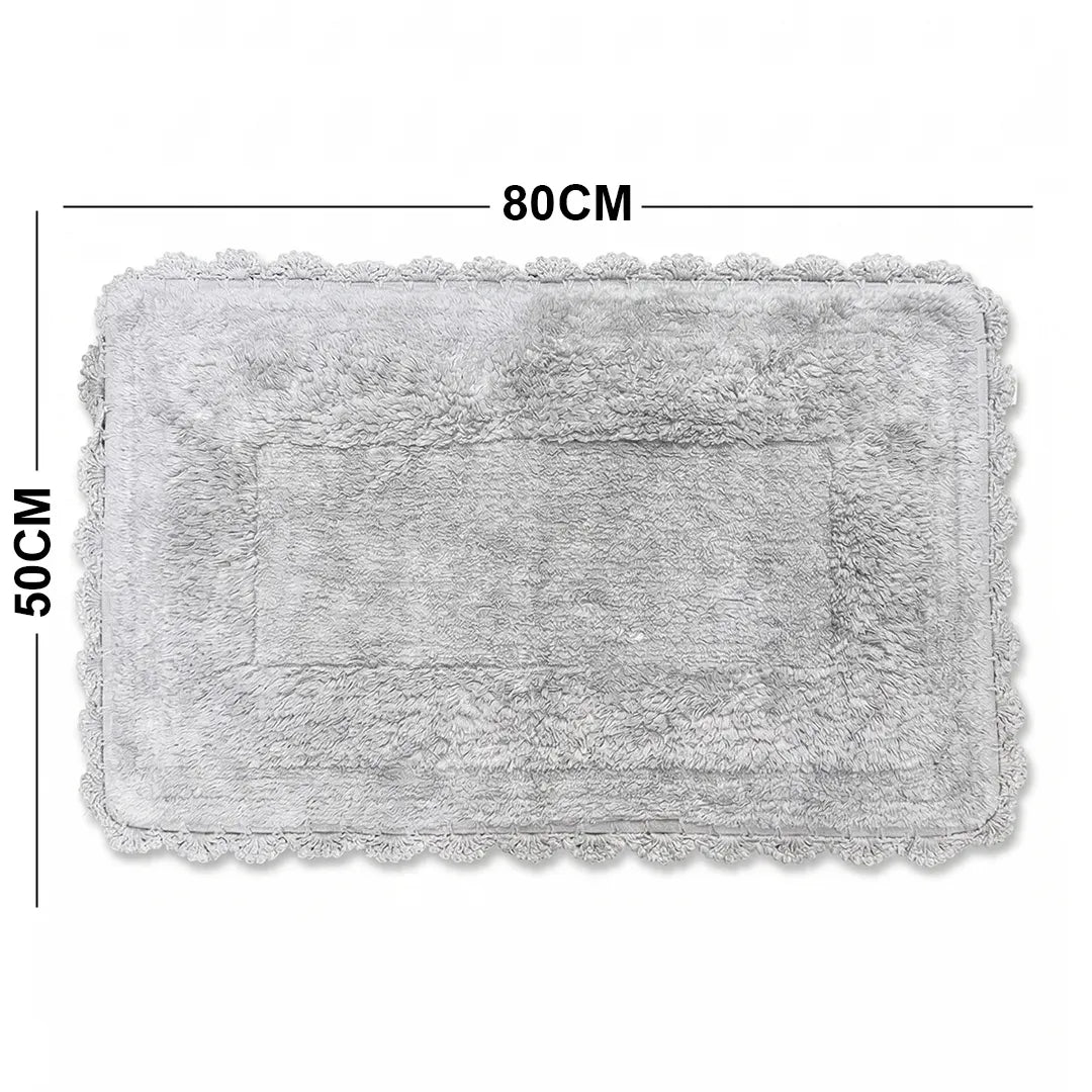 PHBM0035 Luhpar Soft Reversible Door Mat Grey 50 × 80 cm
