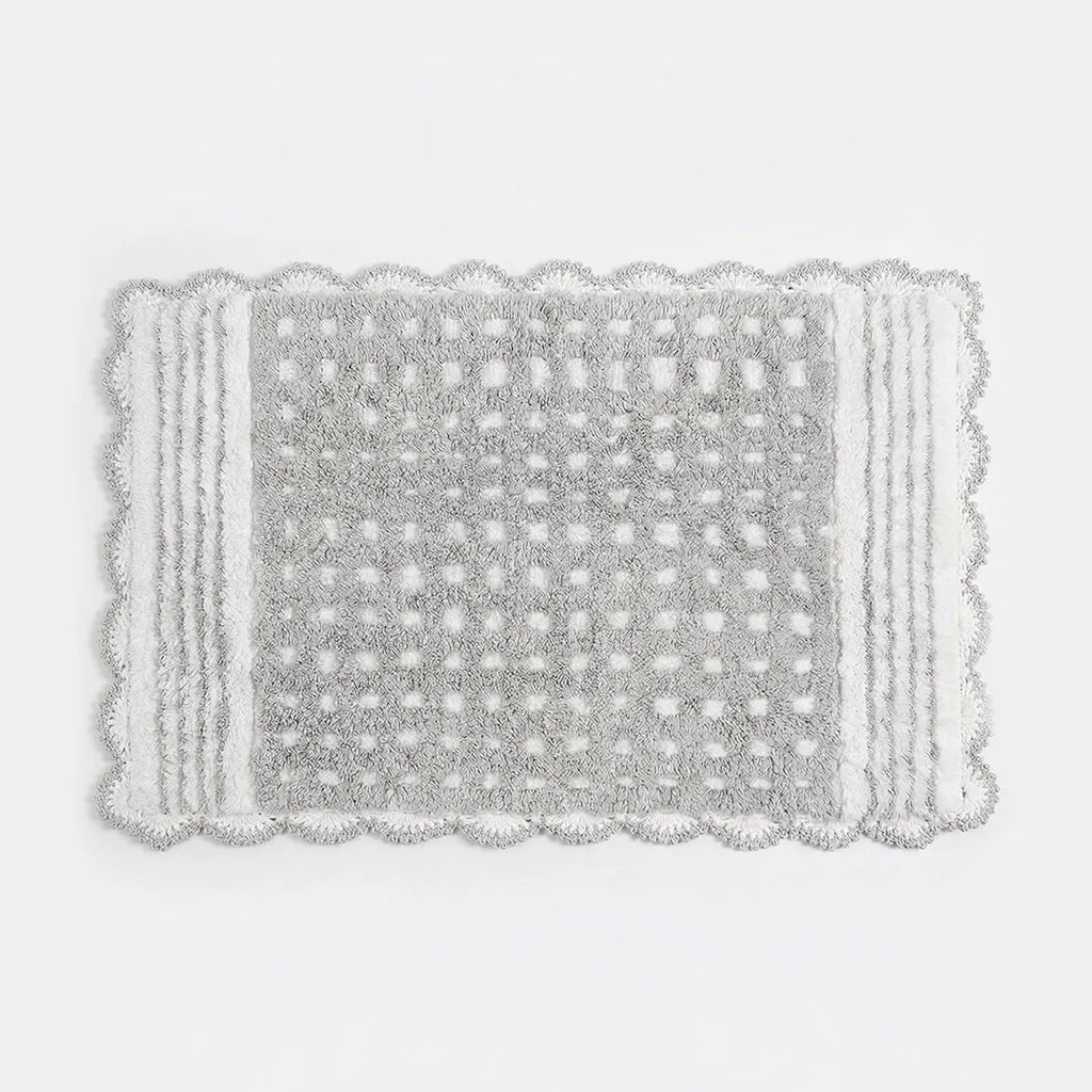 PHBM0047 Luhpar Soft Reversible Door Mat Grey & White 50×80 cm