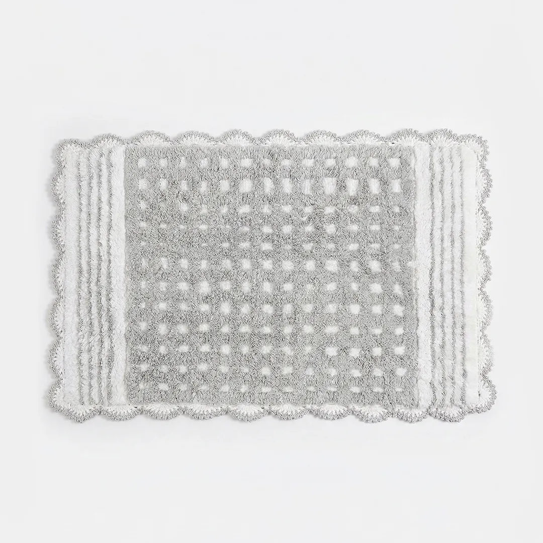 PHBM0047 Luhpar Soft Reversible Door Mat Grey & White 50×80 cm