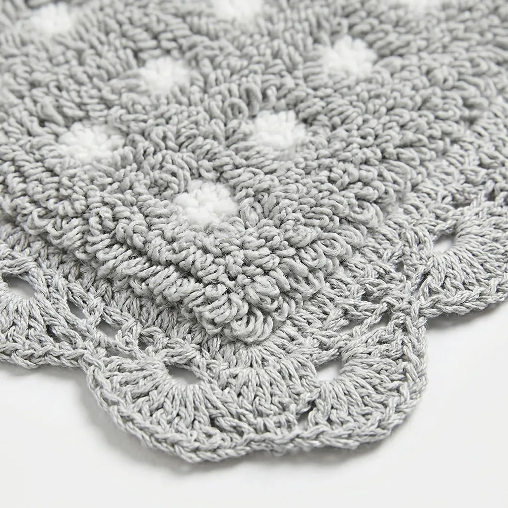 PHBM0047 Luhpar Soft Reversible Door Mat Grey & White 50×80 cm