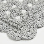 PHBM0047 Luhpar Soft Reversible Door Mat Grey & White 50×80 cm