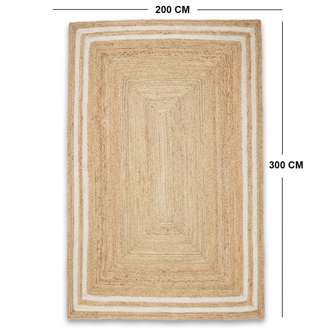 PHRG0049 Jute Braided Rug 200 × 300 cm