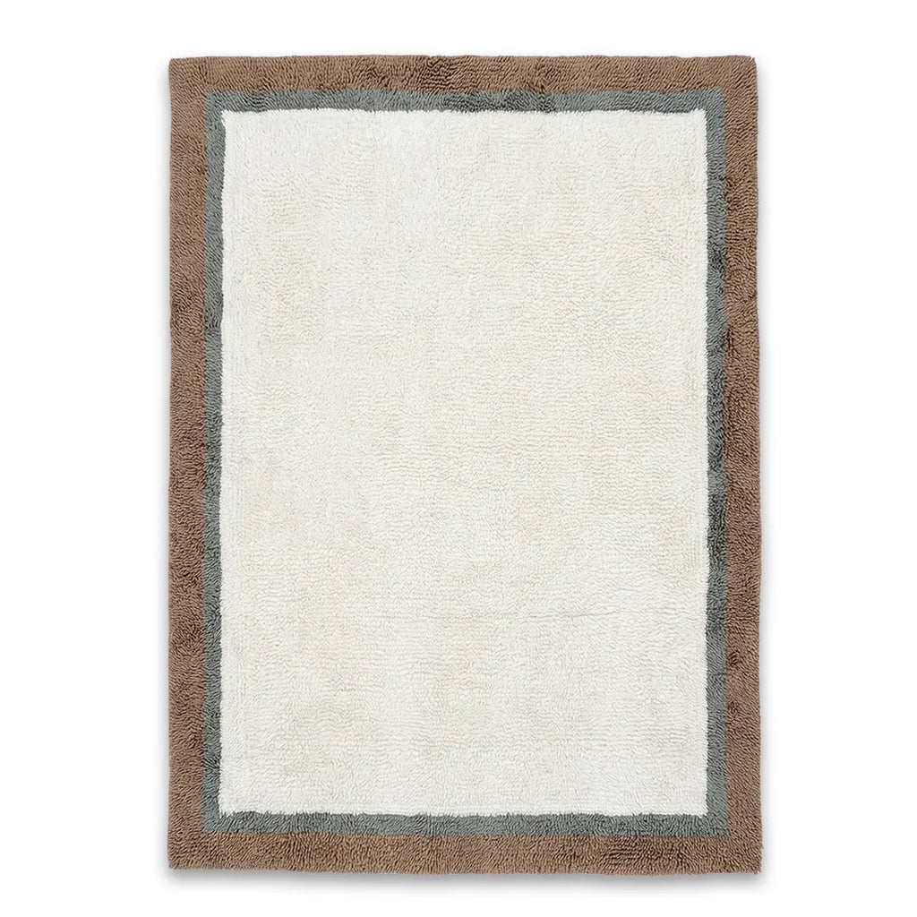 SSR2404 NZ Washable Wool Rug Beige 180 × 230 cm