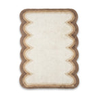 SSR2413 NZ Washable Wool Rug Dark Beige 180 × 230 cm