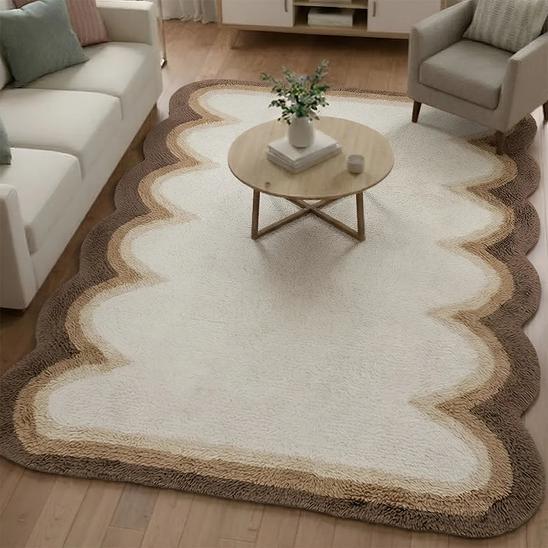 SSR2413 NZ Washable Wool Rug Dark Beige 200 × 300 cm