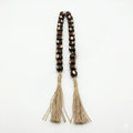 RI25-NG10 Luhpar Decorative Metallic Bead Garland Bronze with Tassels