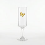 GPJ0120/L4C Glass Goblet 1 Piece Butterfly Design