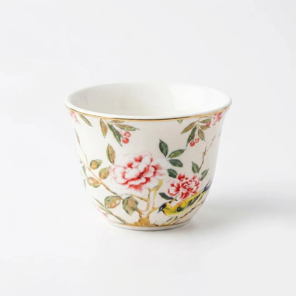 Luhpar Chinoserie Floral 18-piece porcelain tea cup set — alternate view