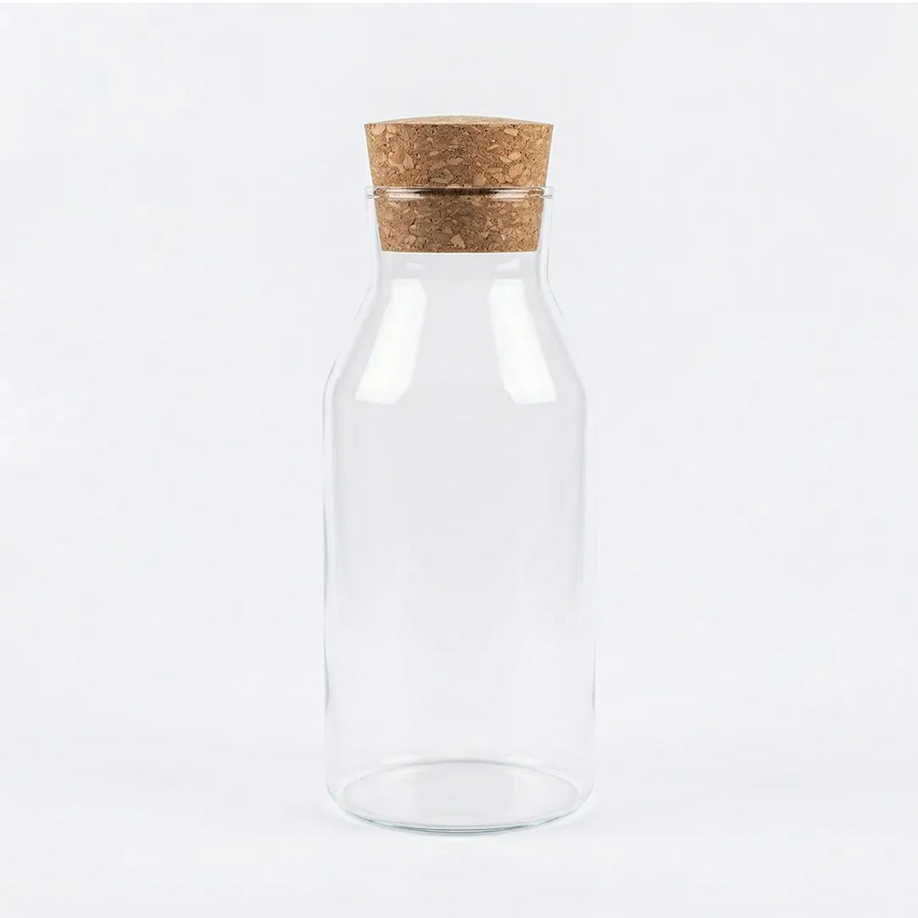 GLA26668 Luhpar Glass Bottle 750ml with Cork Stopper