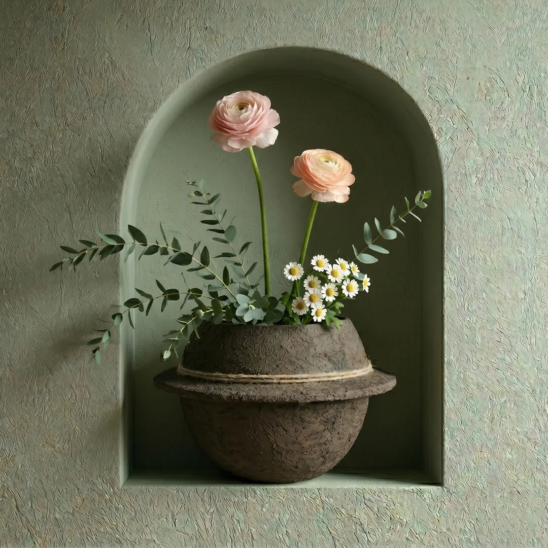 569-1 Artisan Earth Flower Vase 20CM