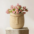 569-3 Abstract Face Flower Vase 24CM