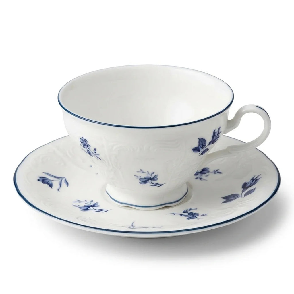 AB-015 Blue Azure Porcelain Tea Cup & Saucer Set of 12 – 180 ml