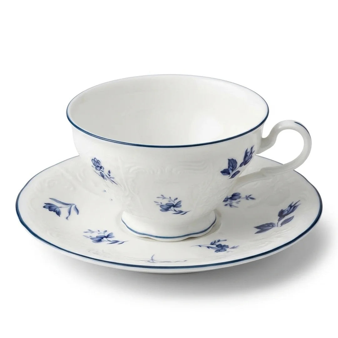 AB-015 Blue Azure Porcelain Tea Cup & Saucer Set of 12 – 180 ml
