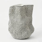 49388-23 Decorative Floor Vase Textured Pattern Finish 52 cm